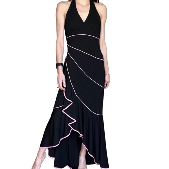 Blondie Nites Dresses & Skirts - VTG 90s Blondie Nites by‎ Jaslene halter dress sz 3